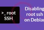 Disabling root ssh on Debian