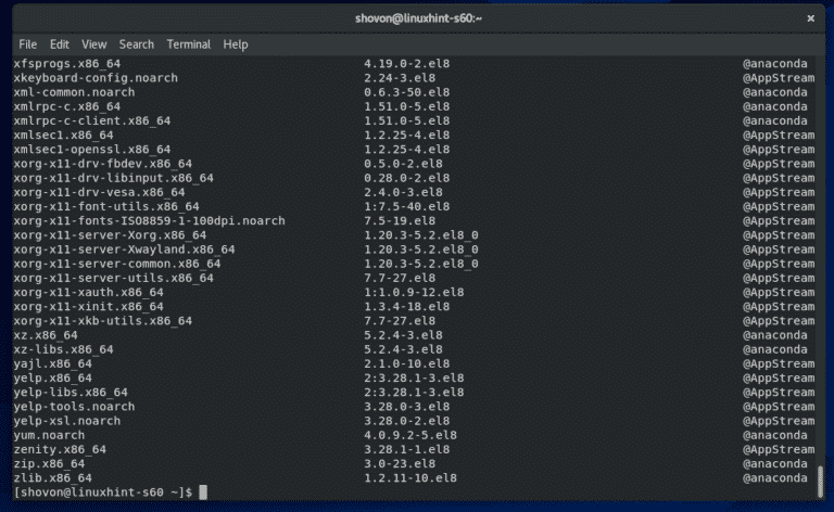 Dnf команда не найдена centos