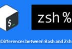 Differences between Bash and Zsh