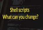 Shell scripts - What can you change