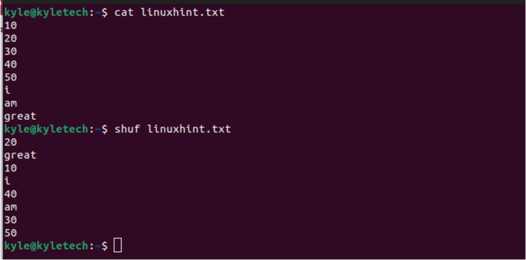 understanding-the-bash-shuf-command-linux-consultant