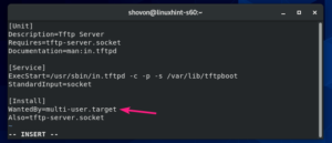 Tftp сервер centos 8 настройка