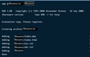 Linux で RAR ファイルを作成、抽出、および一覧表示する方法