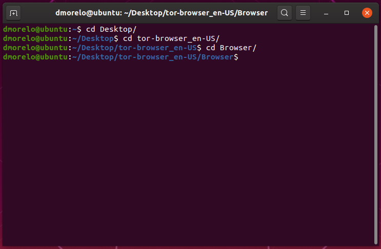 start tor browser linux