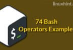 74 Bash Operators Examples