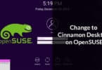 Change to Cinnamon Desktop on OpenSUSE