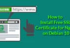 How to Install Free SSL Certificate for Nginx on Debian 10