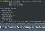 How to use Nslookup in Debian