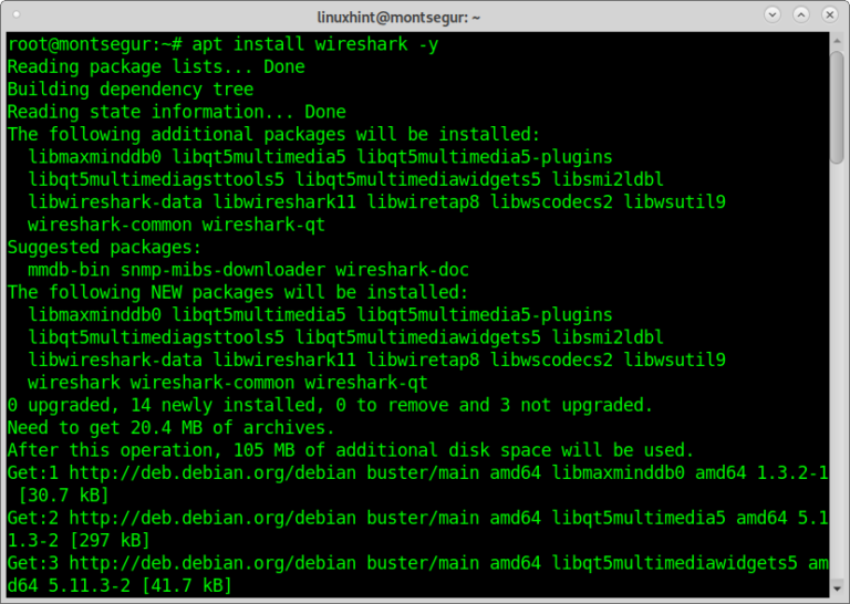 opensuse install wireshark command line