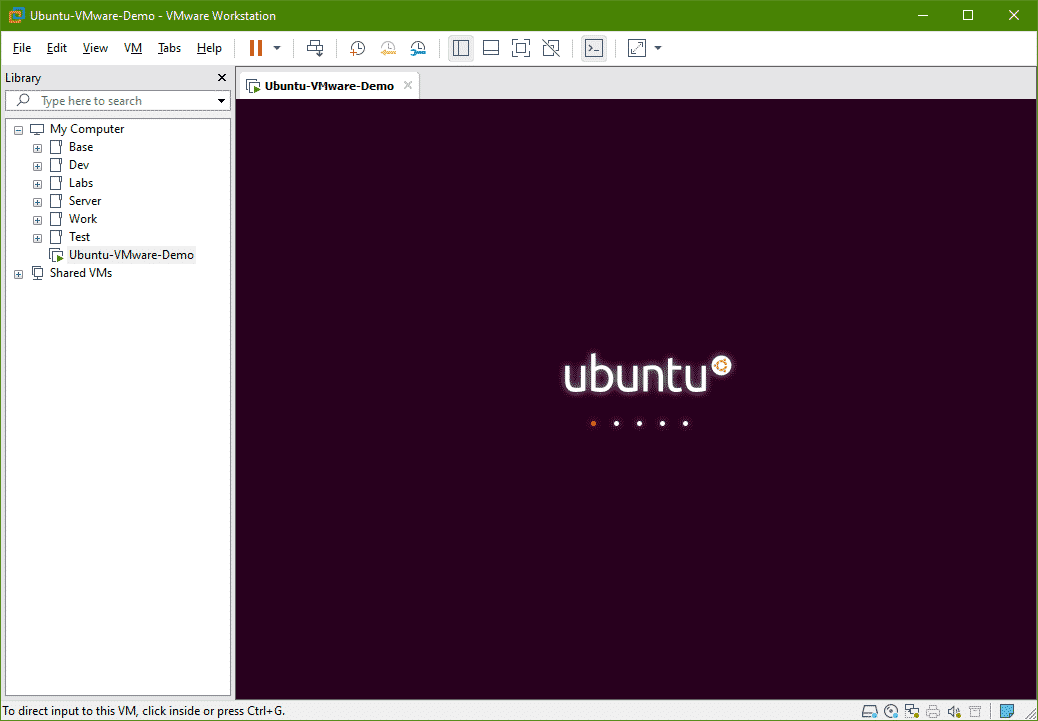 download ubuntu vm for vmware workstation