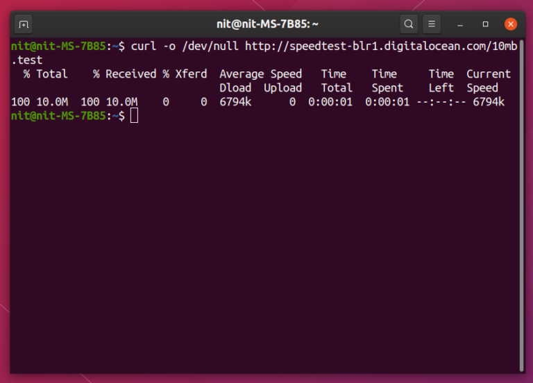 Command Line Apps to Perform a Speed Test on Linux