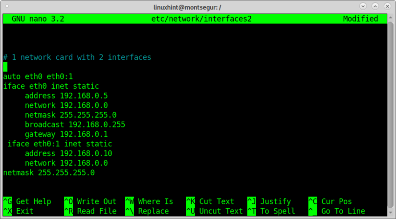 All About Debian /etc/network/interfaces File