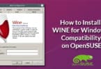 How to Install WINE for Windows Compatibility on OpenSUSE