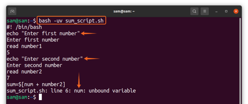 How to debug a bash script?