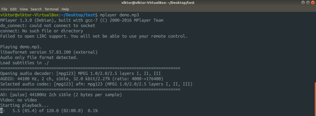 mplayer config