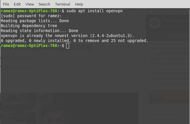  Installing VPN On Linux 