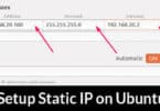 Setup Static IP on Ubuntu