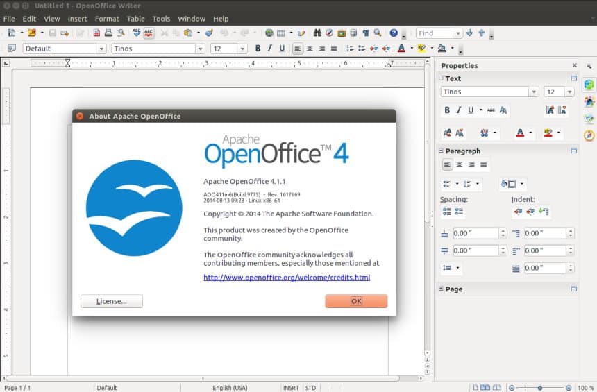 Как обновить openoffice linux