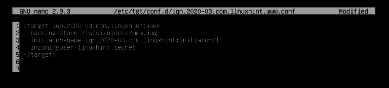 Tgt настройка iscsi ubuntu