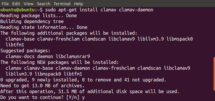clamav antivirus with ubuntu free download