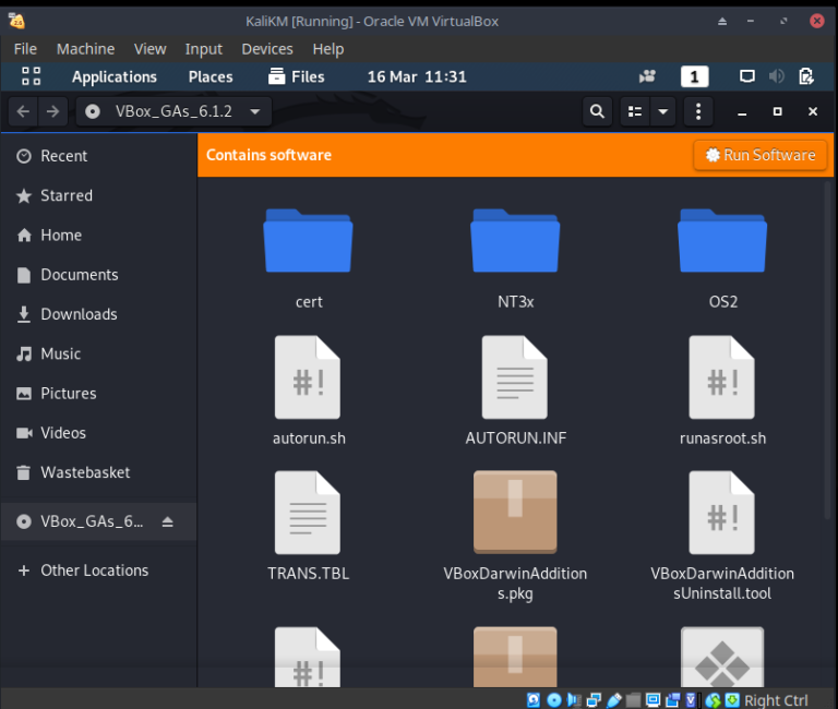virtualbox shared folder linux permissions