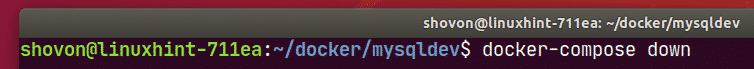 docker phpmyadmin access to mysql host