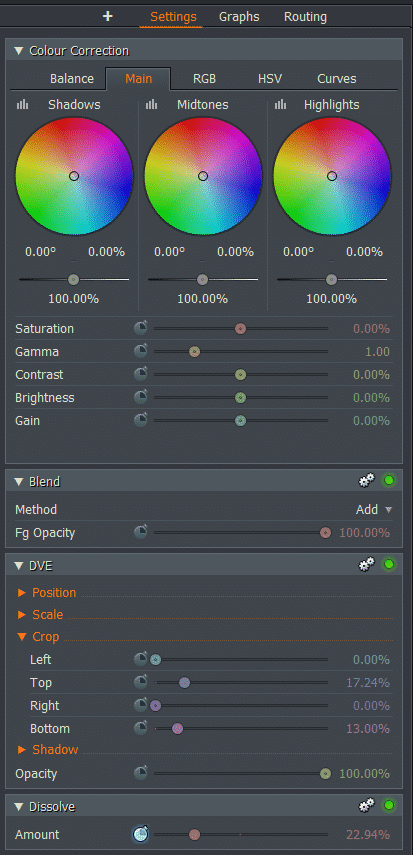 lightworks copy effects