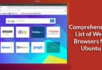 Comprehensive List of Web Browsers for Ubuntu