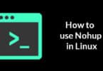 How to use Nohup in Linux