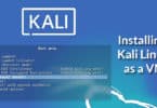 Installing Kali Linux as a VM