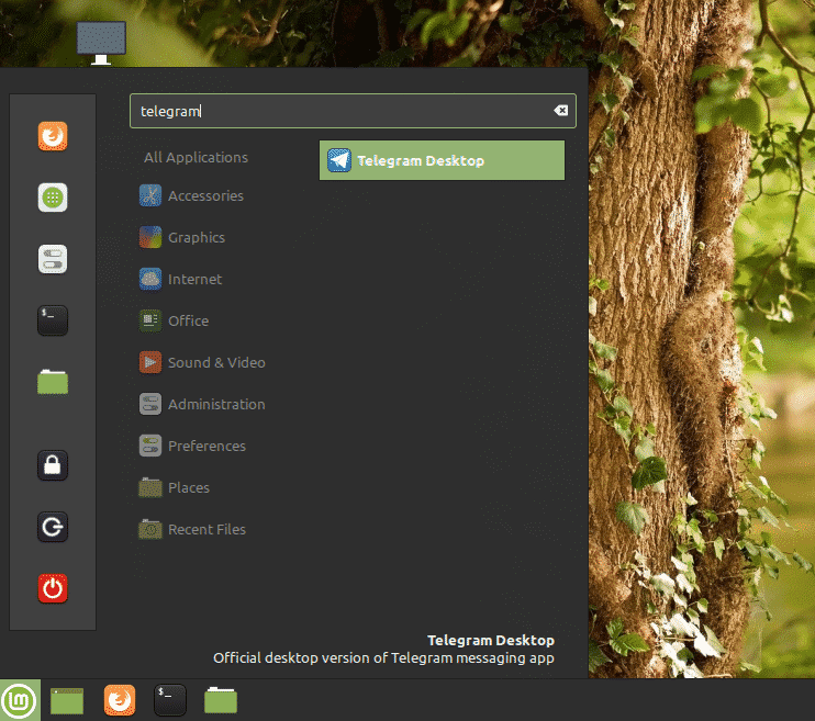 Linux mint как обновить telegram