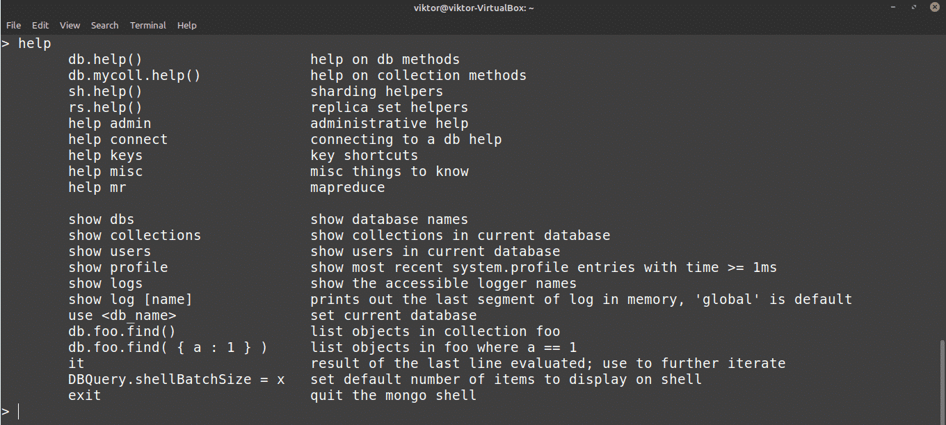 start mongodb server linux command