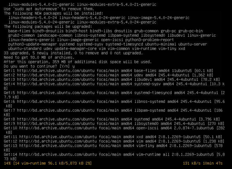 How to Update Ubuntu 20.04 from the Command Line Interface