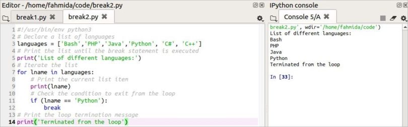 for loop python