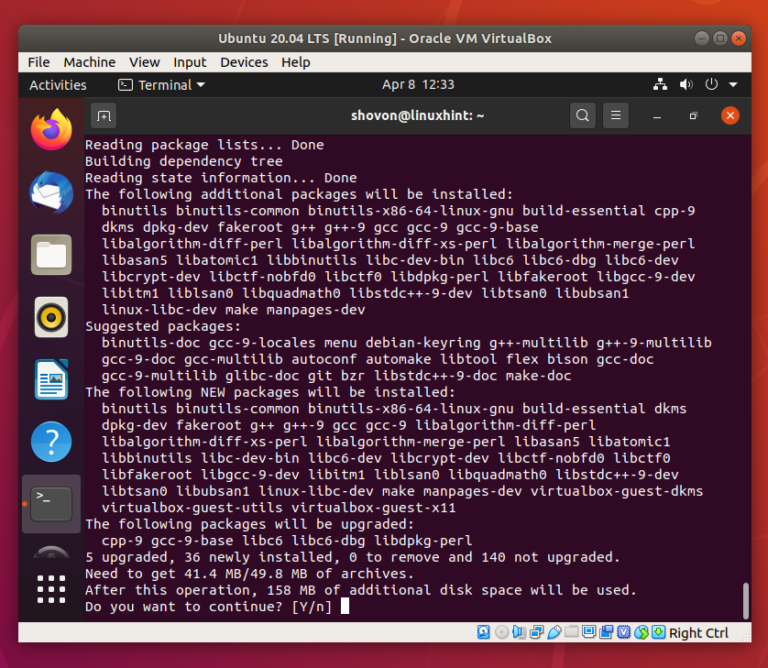 ubuntu 20.04 install virtualbox