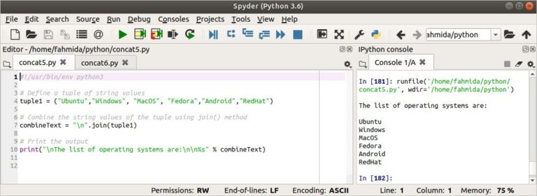 Python String Concatenation