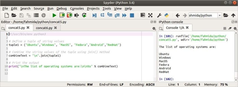 Python String Concatenation