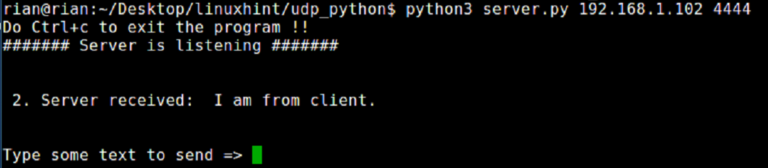 linux packet sender example