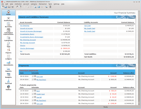 free financial software for linux