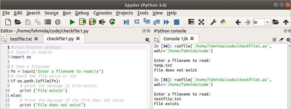 How To Check A File Exists In Python