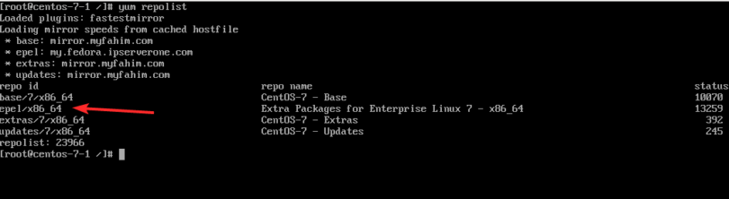 Centos 7 подключить epel