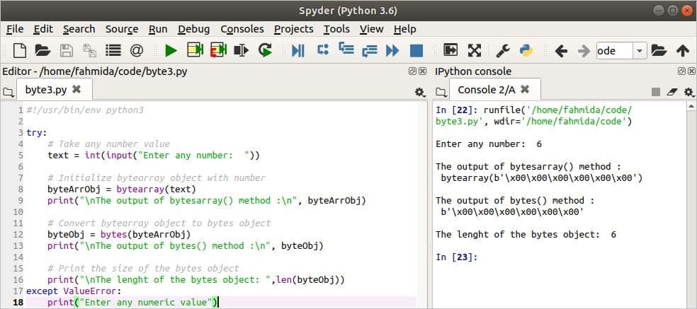 Convert Bytearray To Bytes In Python