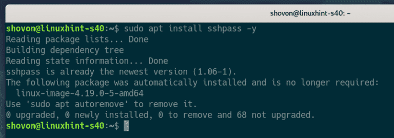 You must install the sshpass program. You must install the sshpass program
