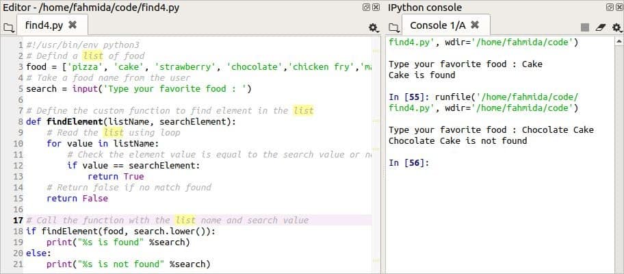 How To Find The Element In Python List Linux Hint