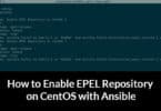 How to Enable EPEL Repository on CentOS with Ansible