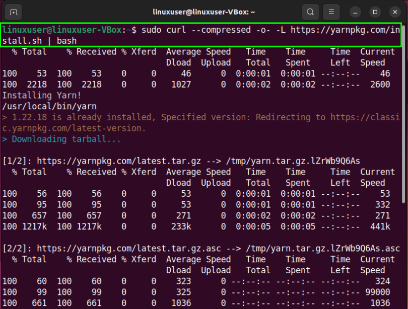 How to install Yarn on Ubuntu 20.04 LTS UI Tech Mind