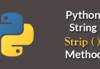 How to use Python String Strip Method