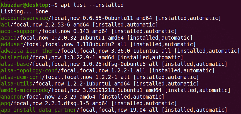 Linux source list. CAELINUX.