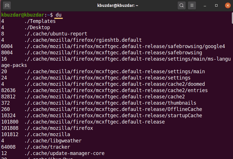 Check Directory Size In Linux