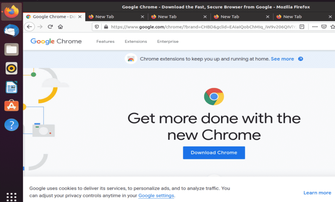 google chrome download for ubuntu 20.04
